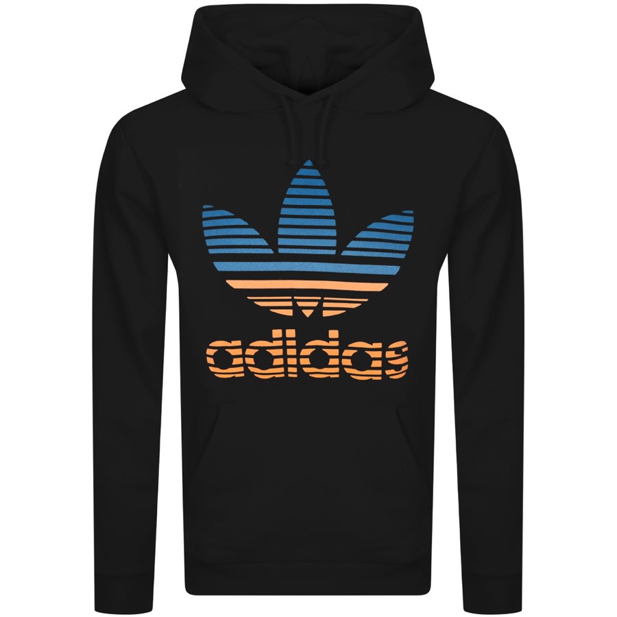 Alternative Image for Productadidas Originals Trefoil Hombre Hoodie Black1
